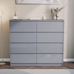 Lassic Glinton High Gloss 8 Drawer Chest - thumbnail 3