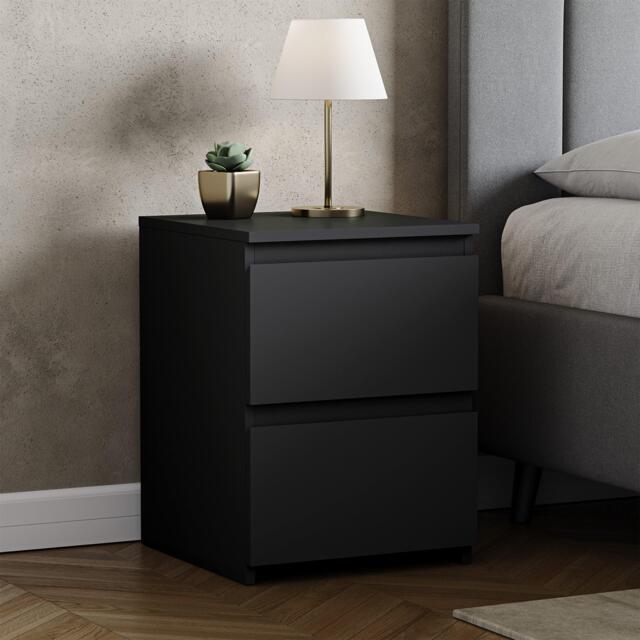 Lassic Vida Designs Denver 2 Drawer Large Bedside Chest - image 1