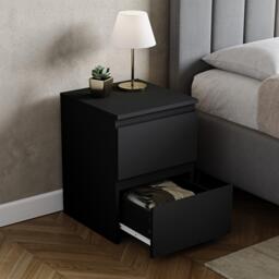 Lassic Vida Designs Denver 2 Drawer Large Bedside Chest - thumbnail 5