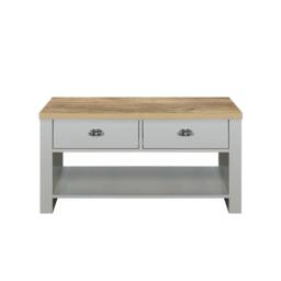 Birlea Highgate 2 Drawer Coffee Table - thumbnail 5