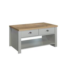 Birlea Highgate 2 Drawer Coffee Table - thumbnail 4