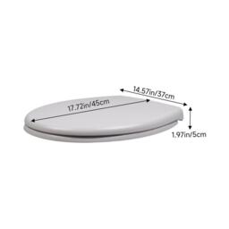 LIFE IDEAS O-Shape Soft-Close Toilet Seat - thumbnail 2