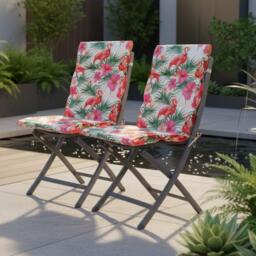 Streetwize Outdoor Flamingo Full Length Seat Cushion - thumbnail 1