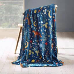 Catherine Lansfield Enchanted Twilight Cosy Fleece Blanket Throw