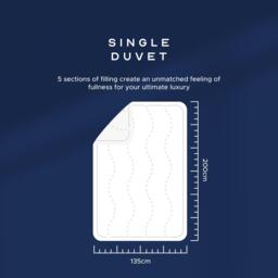 Snuggledown Indulgent Cotton 13.5 Duvet + 2 Pillows - thumbnail 5