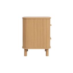 Birlea Axel 2 Drawer Fluted Bedside - thumbnail 7
