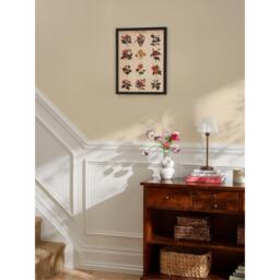 Laura Ashley Botanical Flowers Print in a Black Frame - thumbnail 2