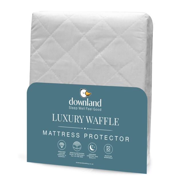 Downland Luxury Waffle Mattress Protector - image 1