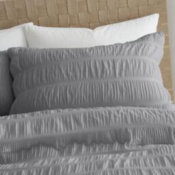 Catherine Lansfield Seersucker Duvet Cover Set - thumbnail 2