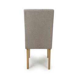 Shankar Set of 2 Moseley Weave Mocha Dining Chairs - thumbnail 4