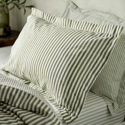 Yard Hebden Melange Stripe Pillowcases - thumbnail 1