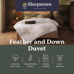 Sleepeezee Natural Feather and Down 10.5 Tog Duvet - thumbnail 8