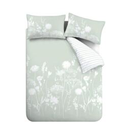 Catherine Lansfield Meadowsweet Floral Reversible Duvet Cover Set - thumbnail 4