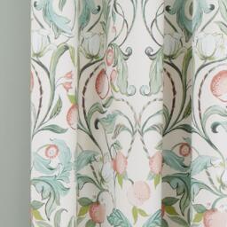 Catherine Lansfield Clarence Floral Lined Eyelet Curtains - thumbnail 3