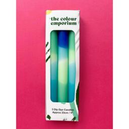 The Colour Emporium Dip Dye Candles - 3pk - thumbnail 4