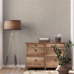Arthouse Country Plain Taupe Wallpaper - thumbnail 3
