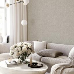 Arthouse Country Plain Taupe Wallpaper - thumbnail 7