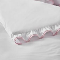 Catherine Lansfield Soft Mono Frill Duvet Cover Set - thumbnail 3