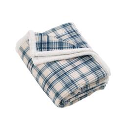 Catherine Lansfield Cosy Ribbed Check Blanket Throw - thumbnail 4