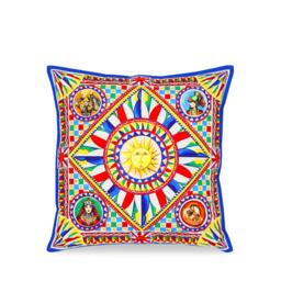 Dolce and Gabbana Casa Dolceandgabbana Carretto Sun Cushion - 45x45cm - thumbnail 1