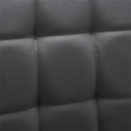 Kabinet UK Grey Faux Leather Dining Chair with Metal Legs - thumbnail 8