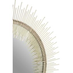 Interiors by Premier Templar Spoke Pewter Finish Wall Mirror - thumbnail 3