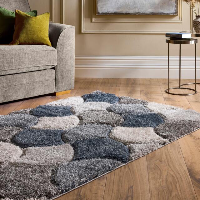 Origin Rugs 3D Scallop Navy - image 1
