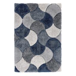 Origin Rugs 3D Scallop Navy - thumbnail 2
