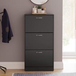 Lassic Vida Designs 3 Drawer Shoe Cabinet - thumbnail 3