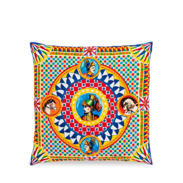 Dolce and Gabbana Casa Dolceandgabbanacasa Carretto Cushion - 45x45cm - image 1
