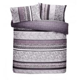 Dreams and Drapes Hanworth Duvet Ferns and Floral Cover Set Heather - thumbnail 3