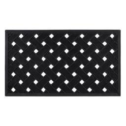 JVL Lattice Rubber Scraper Doormat - thumbnail 2