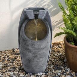 Breeins Outdoor Solar-Powered Water Fountain Rockery Decor - thumbnail 2