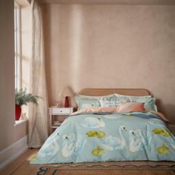 Yvonne Ellen Sister Swans Duvet Cover Set - thumbnail 1
