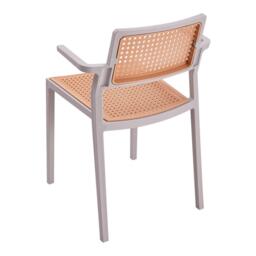 Kabinet UK 4 Set Pseudo-rattan PP Dining Chair - thumbnail 3
