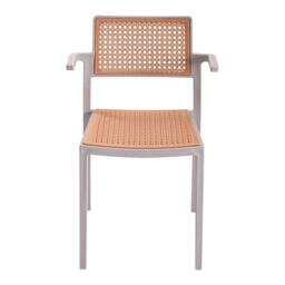 Kabinet UK 4 Set Pseudo-rattan PP Dining Chair - thumbnail 2