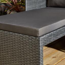 Studio Kauai Corner Rattan Chaise Sofa Set - thumbnail 3