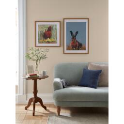 Laura Ashley Hen & Chicks Print in a Wood Frame - thumbnail 2