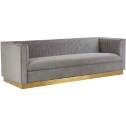 Fifty Five South Opal 3 Seat Grey Sofa