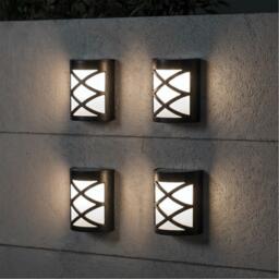 Streetwize Solar Powered Fence And Wall Lights - 4 Pack - thumbnail 2