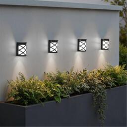 Streetwize Solar Powered Fence And Wall Lights - 4 Pack - thumbnail 1