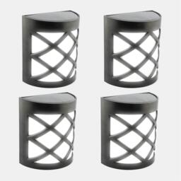 Streetwize Solar Powered Fence And Wall Lights - 4 Pack - thumbnail 4