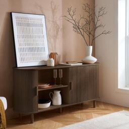 Birlea Axel 2 Door Fluted Sideboard - thumbnail 2