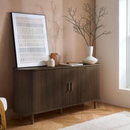 Birlea Axel 2 Door Fluted Sideboard - thumbnail 1