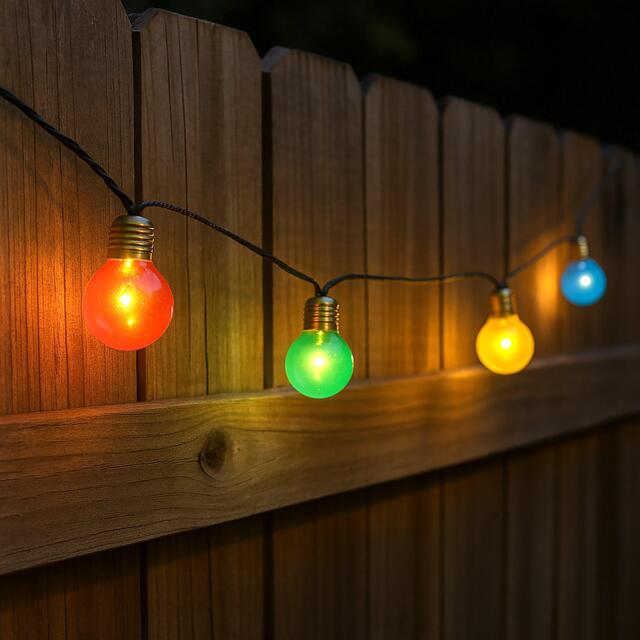 Lighting Collection MULTICOLOUR SOLAR STRING LIGHTS - image 1