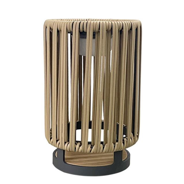 K Living Bakau Small Rattan Solar Rechargeable Lamp - image 1