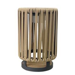 K Living Bakau Small Rattan Solar Rechargeable Lamp - thumbnail 1