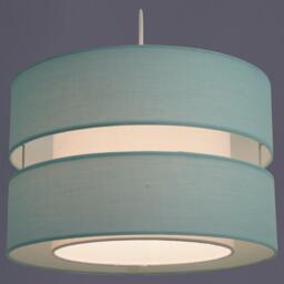 K Living Duck Egg Layer Fabric Ceiling Light Shade Pendant - thumbnail 2