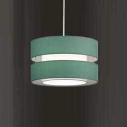 K Living Duck Egg Layer Fabric Ceiling Light Shade Pendant - thumbnail 4