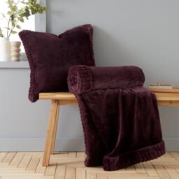 Catherine Lansfield Velvet And Faux Fur Soft Touch Blanket Throw - thumbnail 4